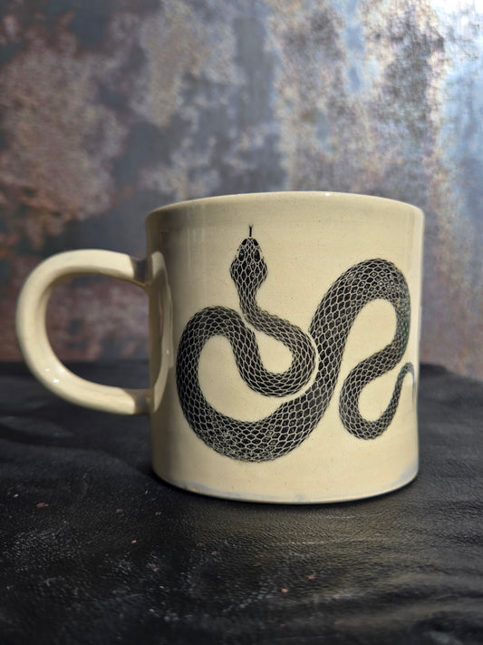 Kat Donnally Ceramic Snake Mug