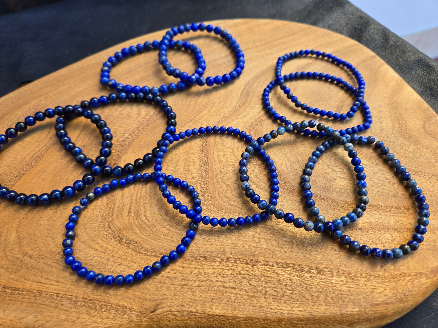 ACLU Blue Friendship Bracelet - various gemstones