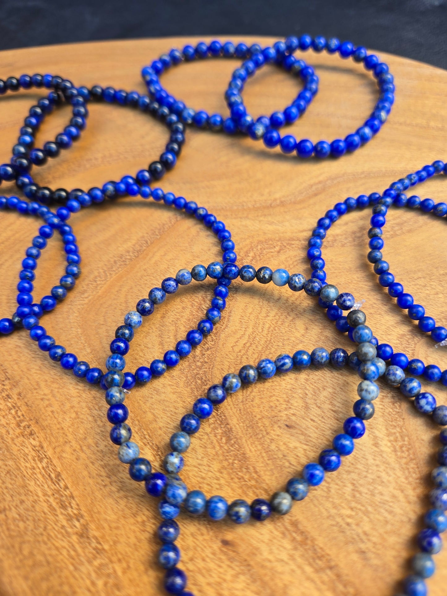 ACLU Blue Friendship Bracelet - various gemstones