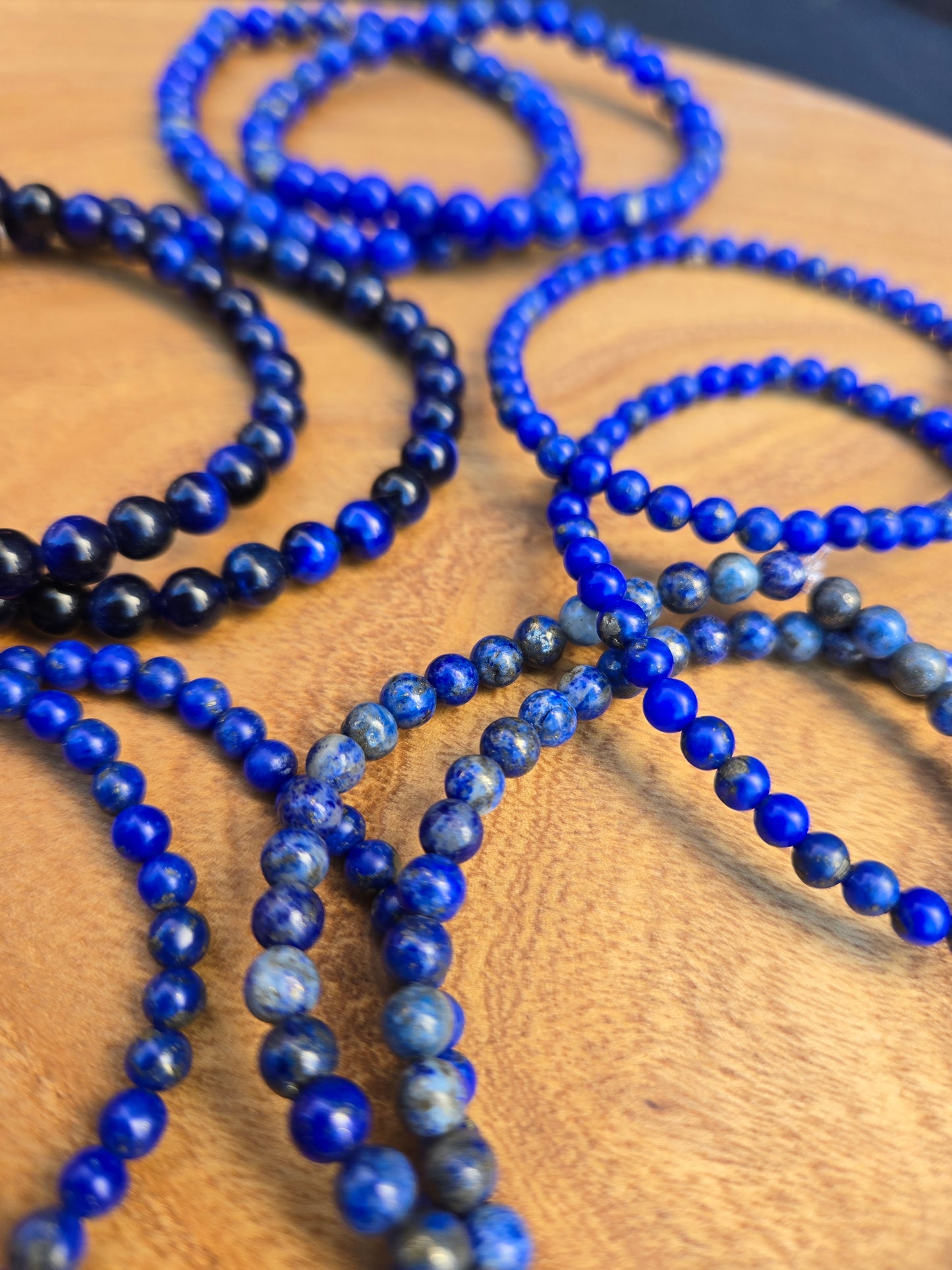 ACLU Blue Friendship Bracelet - various gemstones