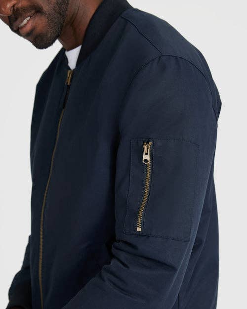 True Classic Bomber Jacket in Navy