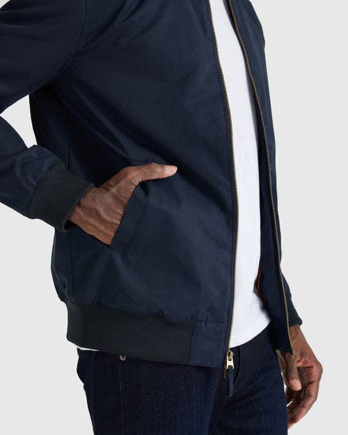 True Classic Bomber Jacket in Navy