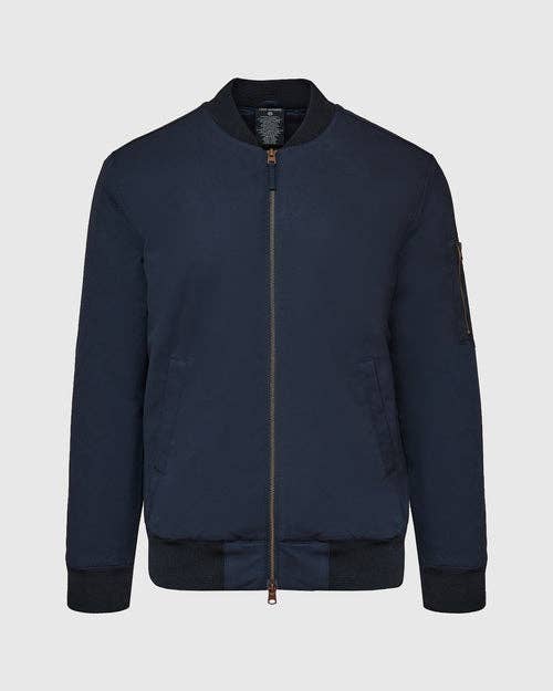 True Classic Bomber Jacket in Navy