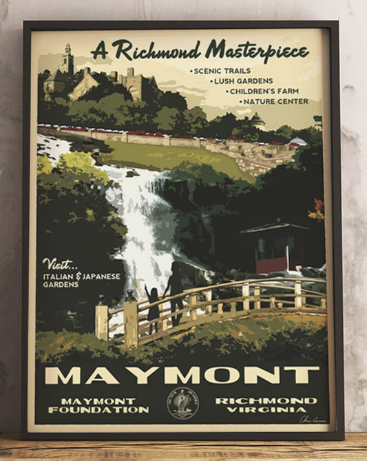 Vintage Outside RESTOCKED Mid-Century RVA Posters