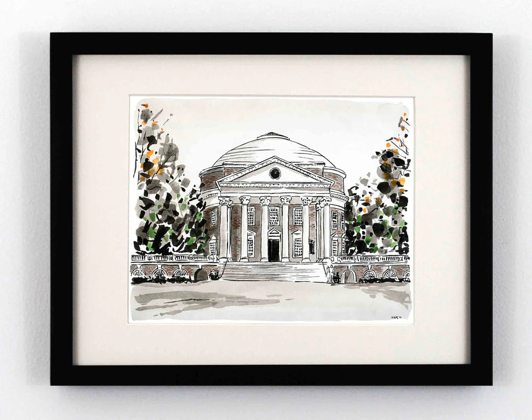 The Rotunda from the Lawn 8X10 Fine Art Print