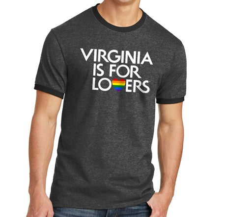 Virginia is For Lovers Pride Vintage Ringer Tee