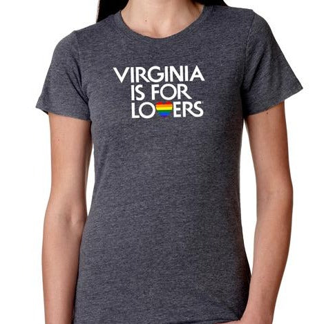 Virginia is For Lovers Pride Tee in Black Frost