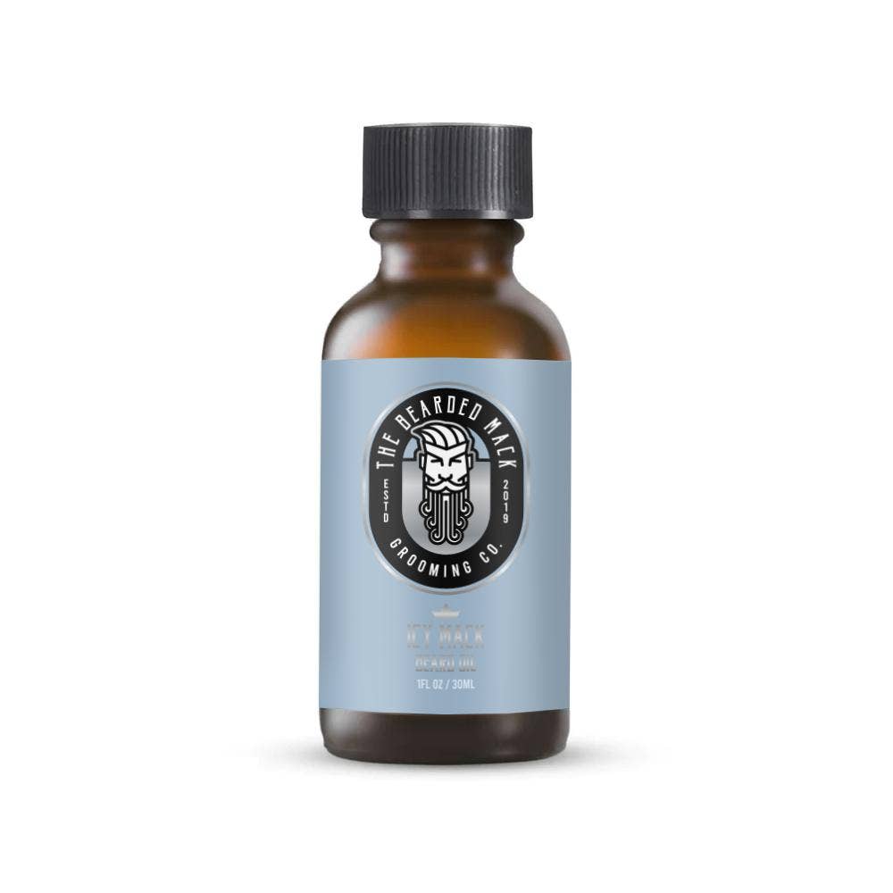 Icy Mack Beard Oil - Peppermint, Tea Tree & Lavender